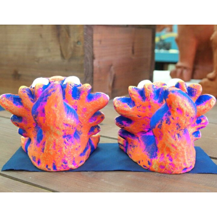 楽天市場 シーサー 米子焼うーとーとＭ