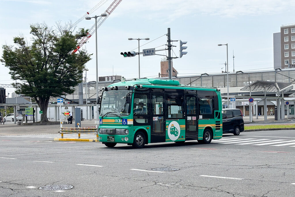 前橋駅に乗り入れるバス 日本中央バス・関越交通エルンテ