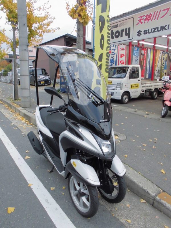 トリシティ125 屋根の取り付け⇒総額は約30万～40万