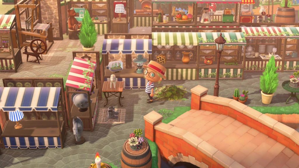 あつ森 part12：小さなカフェとマーケットを作る -