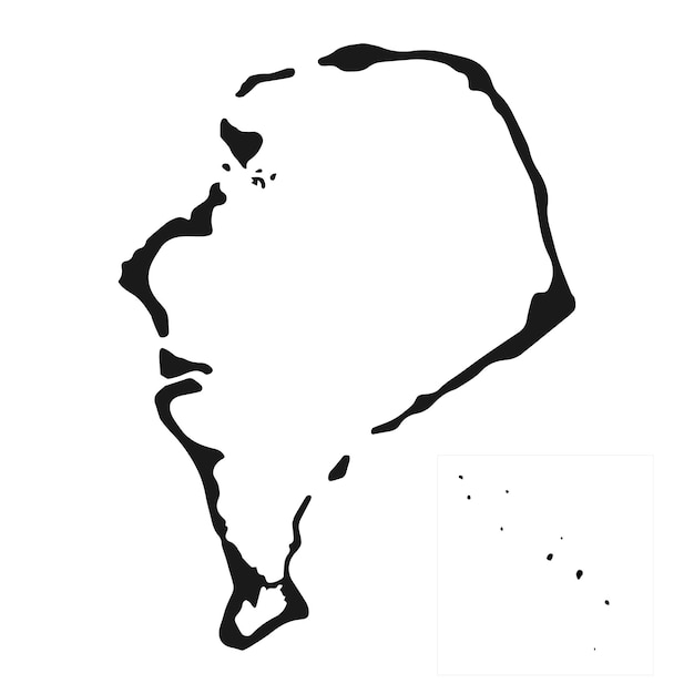 世界地図上の拡大ツバル 旗とツバルの地図と世界地図の3バージョン ストックベクター