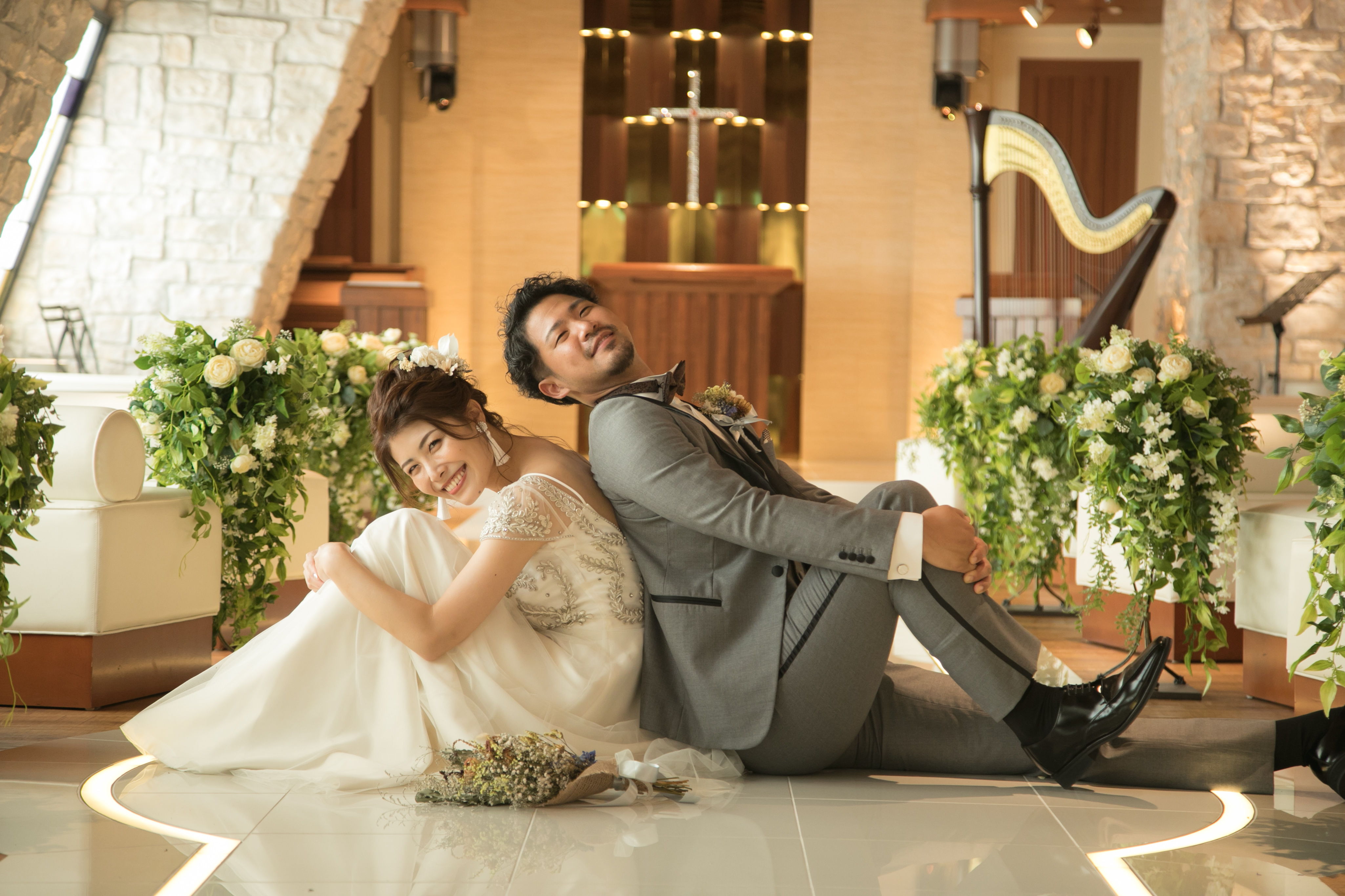 チャペル4フォトギャラリーインターコンチネンタルホテル大阪Pridalでフォトウエディング・前撮りを