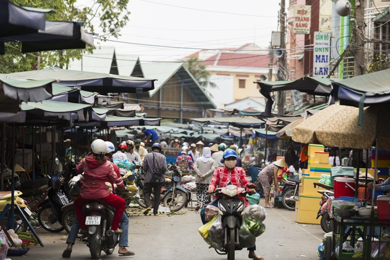 ベトナム、カントーの隠れたカイラン水上マーケットツアーKlook