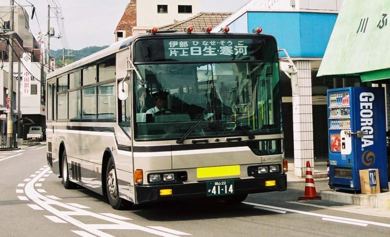 バス走行音 宇野バス 1391 日野・ブルーリボンⅡ QPG-KV234N3