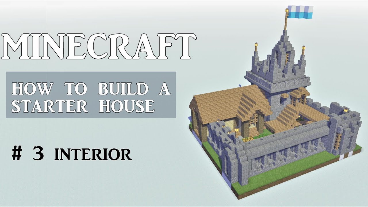 Minecraft 城壁の中に家を作る