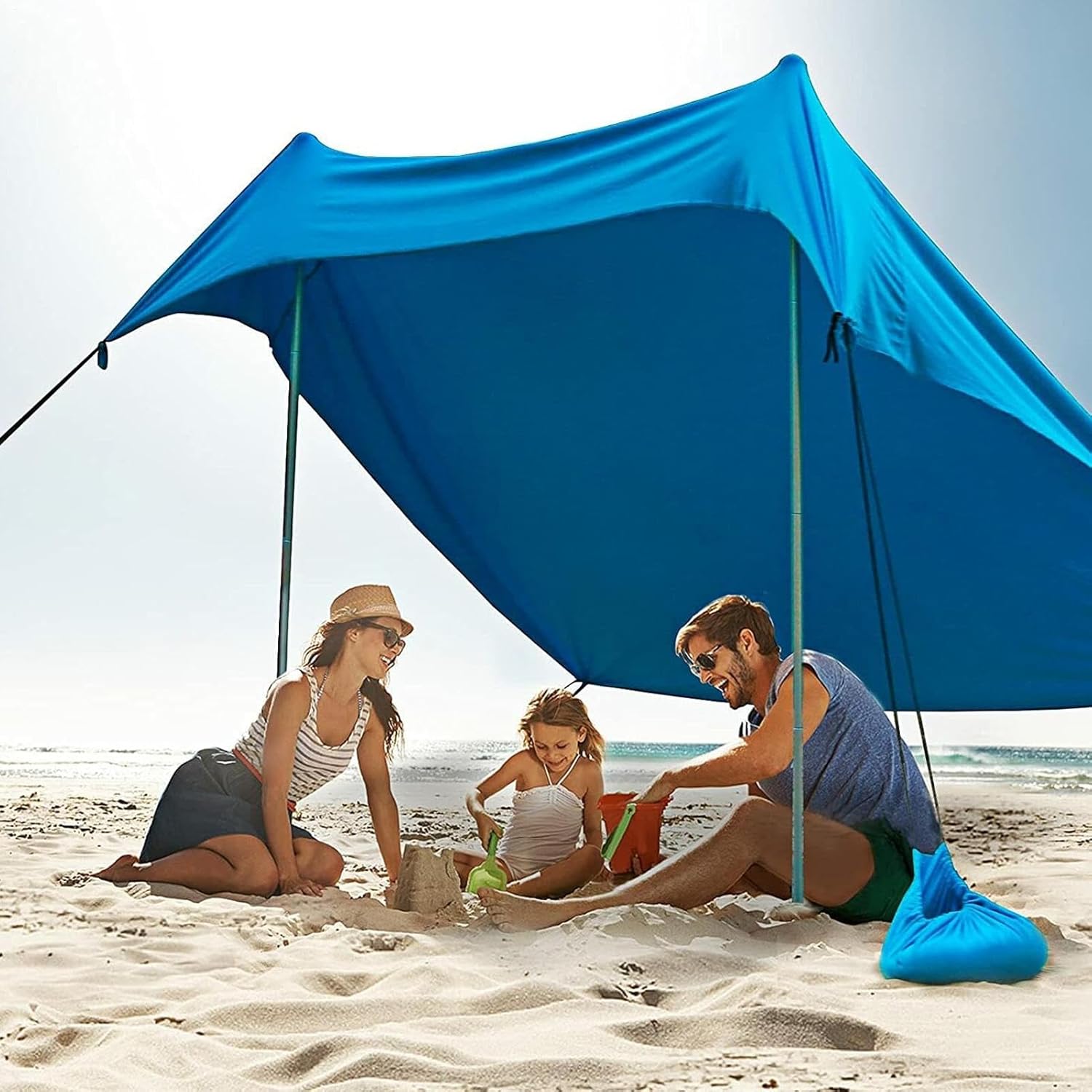 シェードテントを保育園のプールサイドに施工幼稚園テント.com