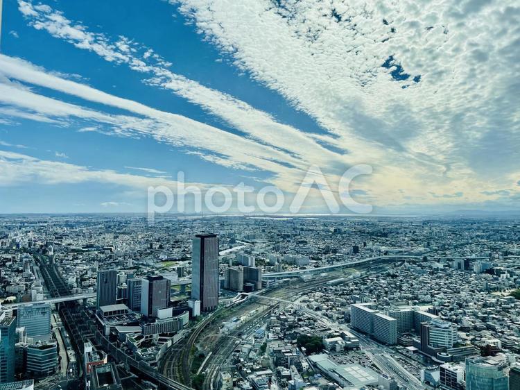 ミッドランドスクエア 展望台からの景色 名古屋駅