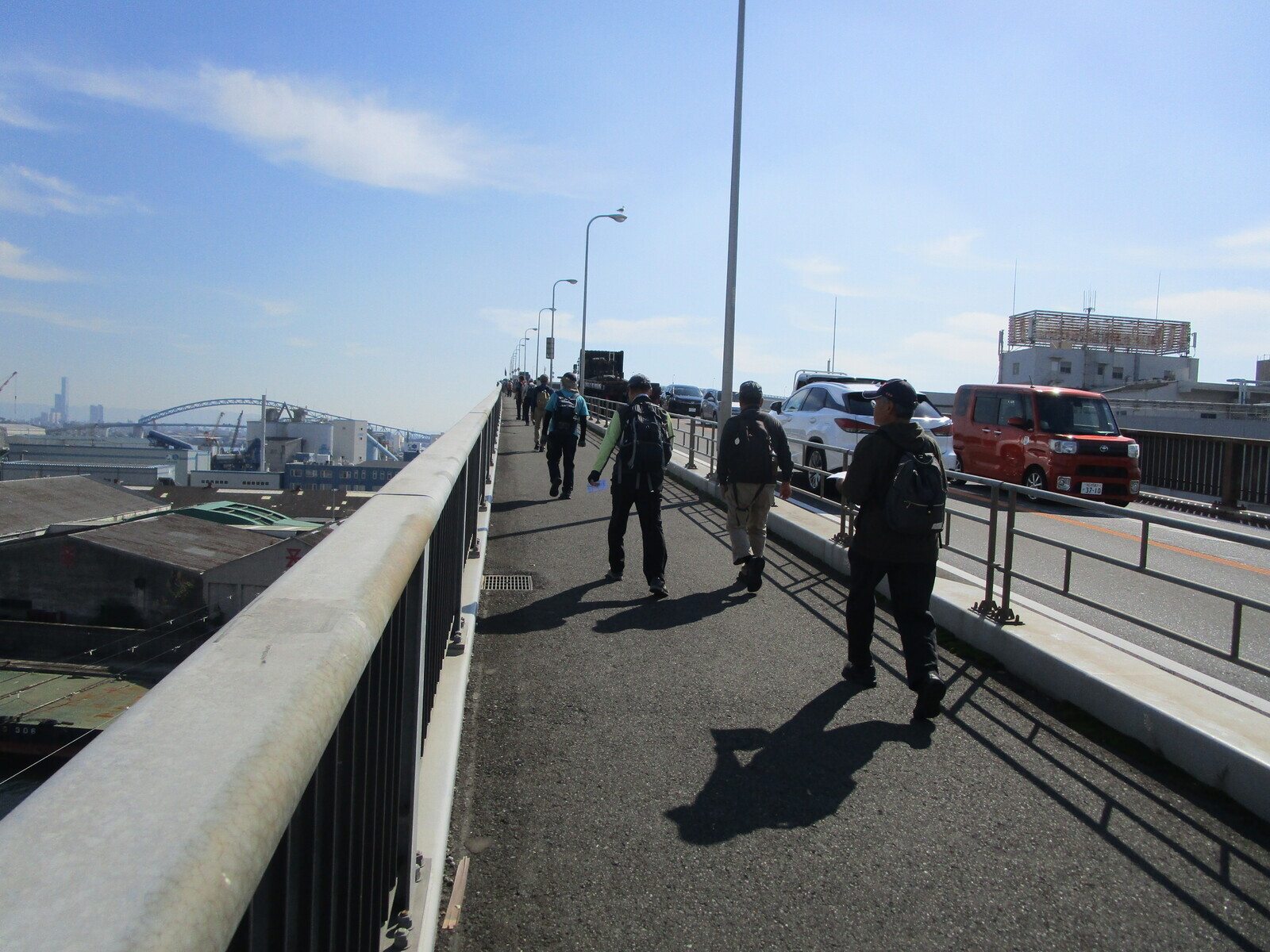 なみはや大橋と千歳橋 大阪市大正区 。港大橋地点から眺める２つの巨大な橋梁🏙️🌉大阪港は橋のデパートや〜🏬 Namihaya