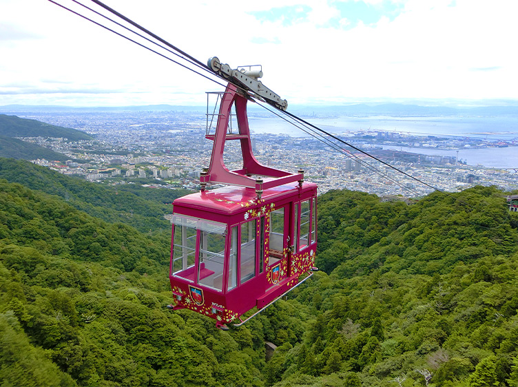 1000万ドルの夜景へ続く道 摩耶ケーブルとロープウェイで行く「掬星台」神戸ステイ
