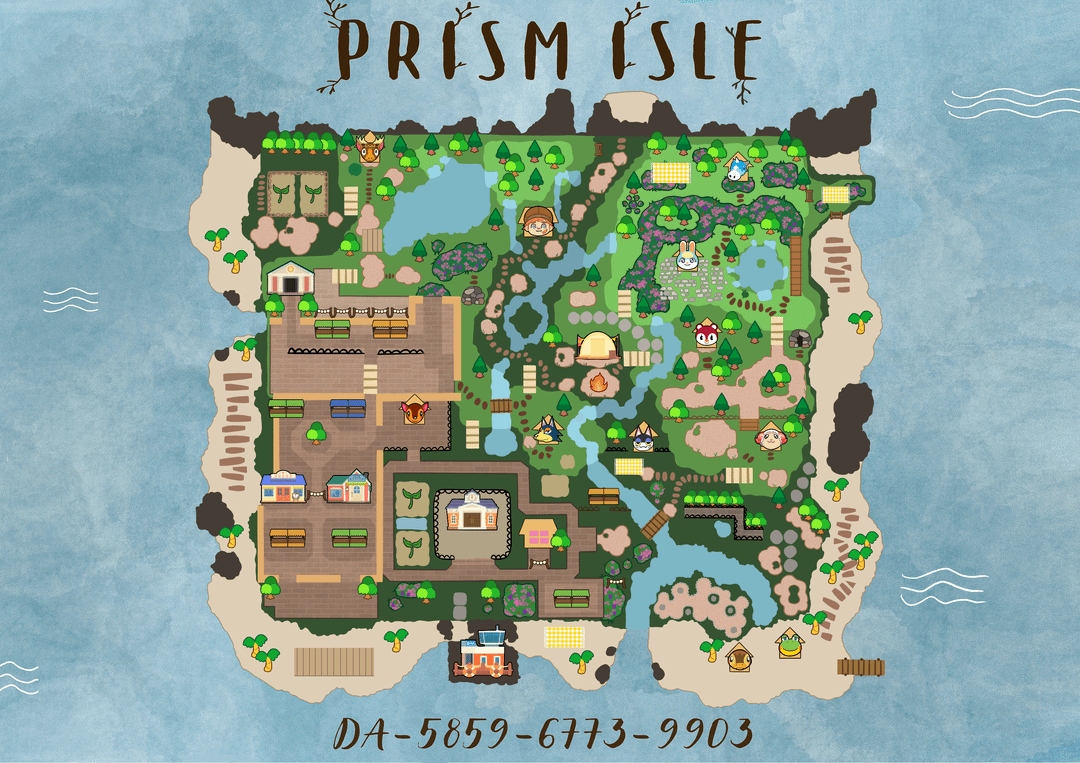 あつ森 新しい島の地図を１から描いてみる 初心者の方向け