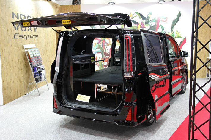 トヨタ ノア 二段ベッド化 車中泊対策