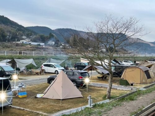 ゆふキャン△3 湯布院温泉ベースキャンプ場カムイの楽々キャンプ日和