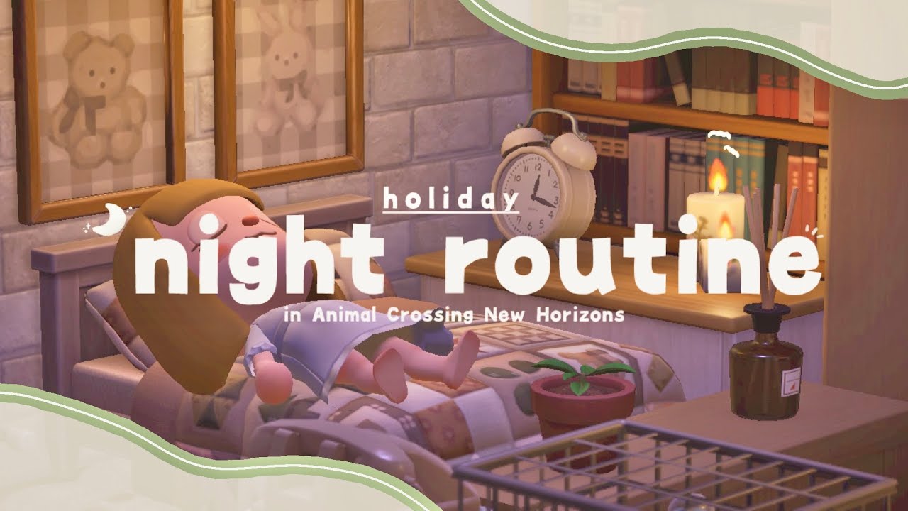 あつ森 パンダ家族のナイトルーティン - YouTube