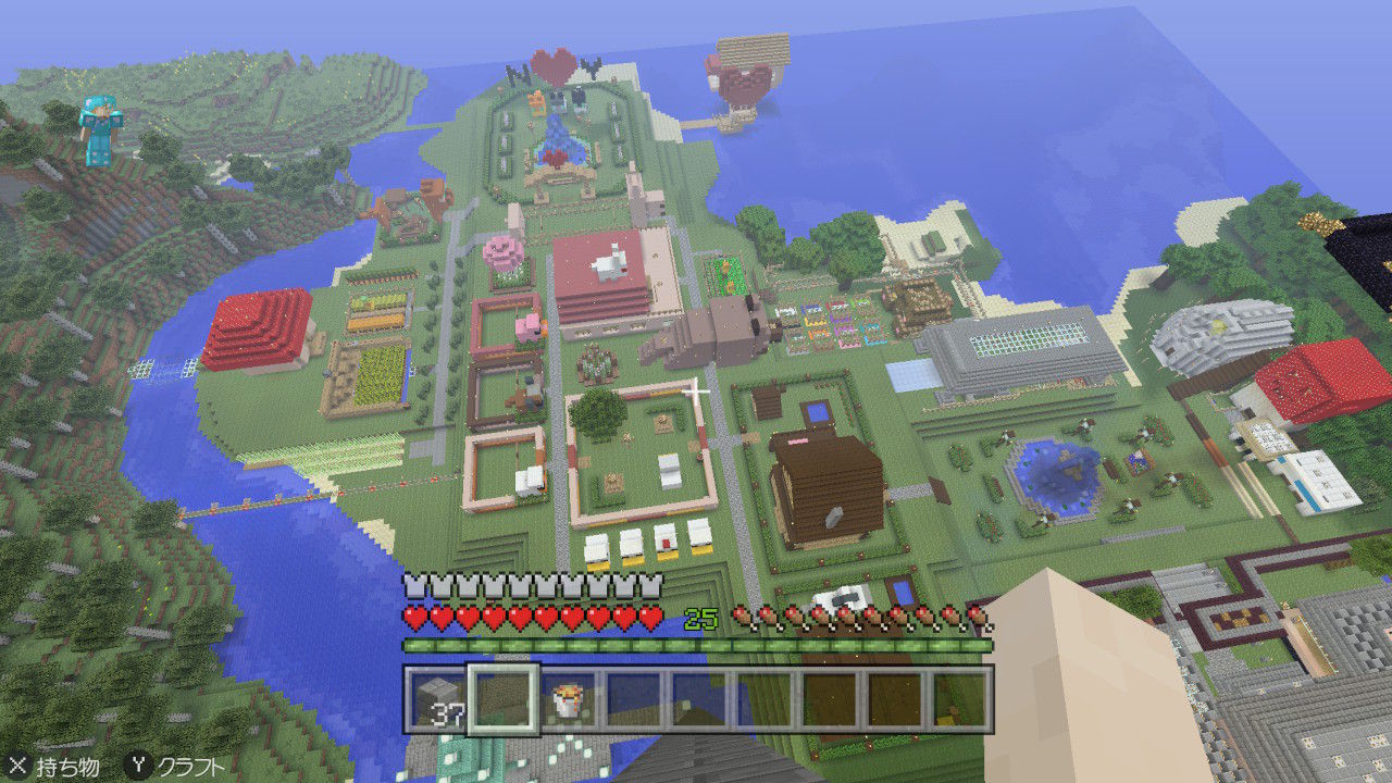 拠点移動ではロバが大活躍！チェストを装着して大量荷物移動