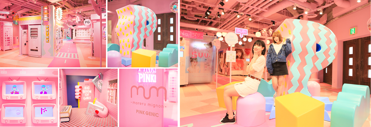 ピンク一色！イクスピアリのかわいいプリクラ専門店moreru mignon 舞浜-