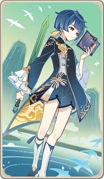 原神 行秋 ゆくあき の公式イラスト原神攻略まとめ│9-gld