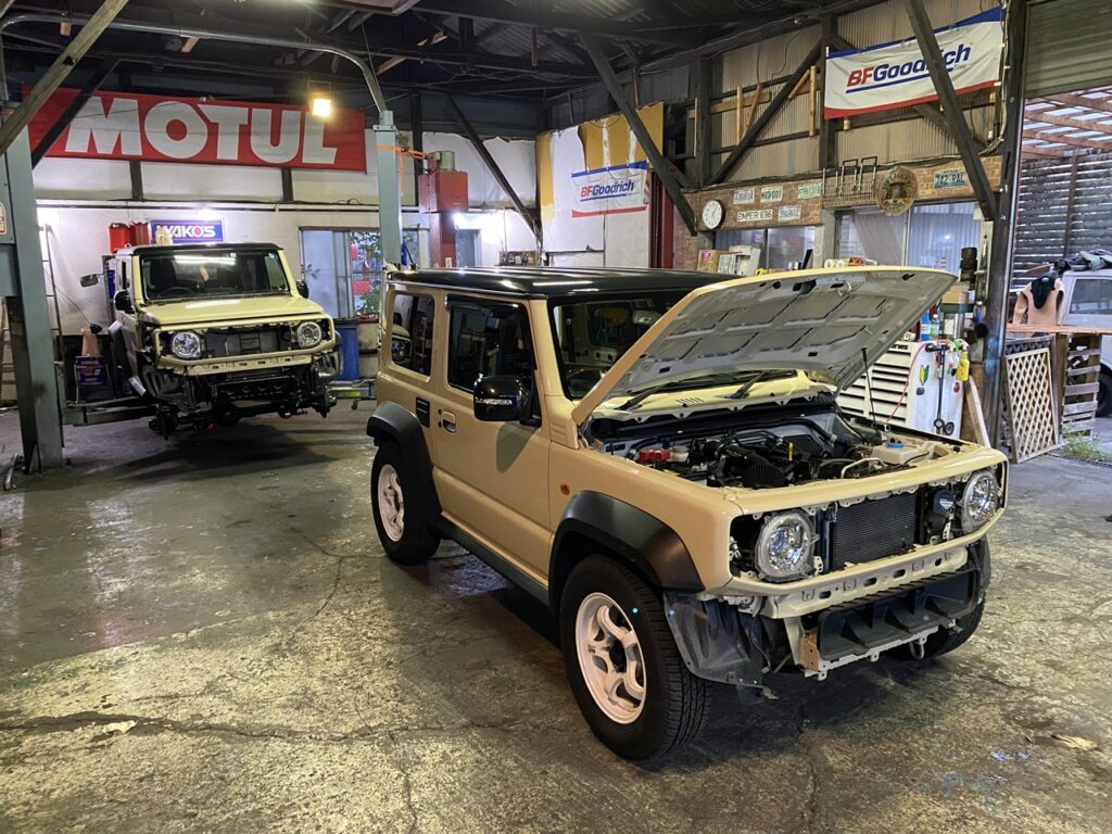 新型ジムニーシエラ ＪＢ７４ LINE-Xカスタムのご紹介前編 LINE-X 自動車部門