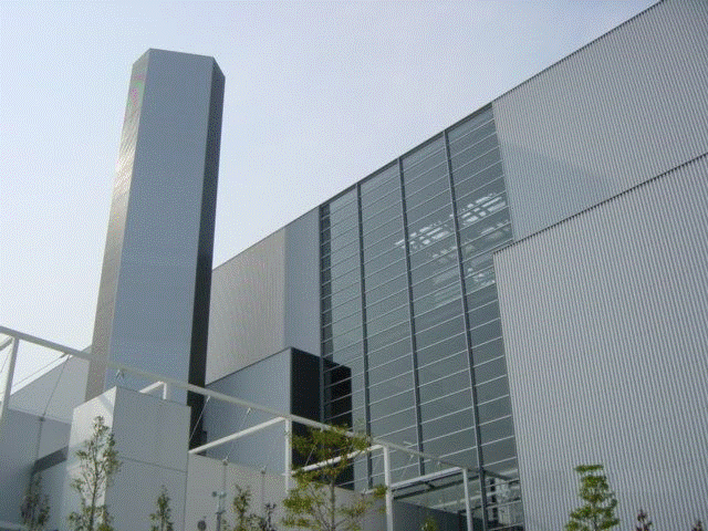 魅せるごみ処理場エコリウム 広島市環境局中工場GANREF