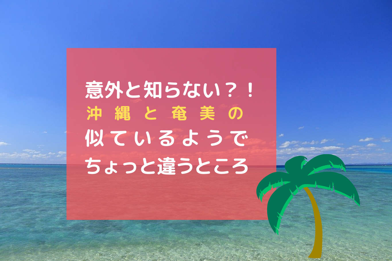 奄美大島・加計呂麻島へのアクセス方法あまみの