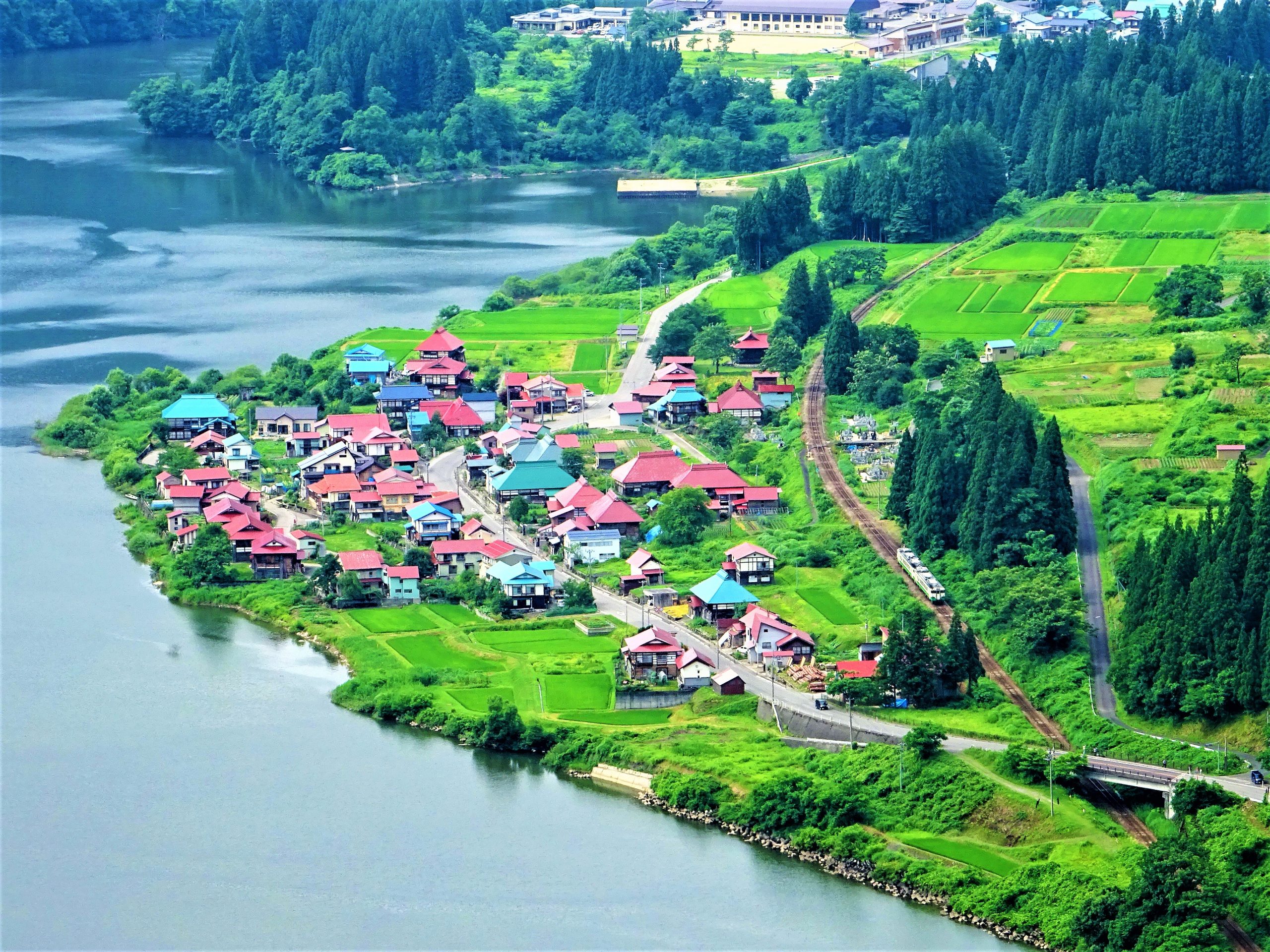 福島 大雨！日本のスイス『金山町 大志