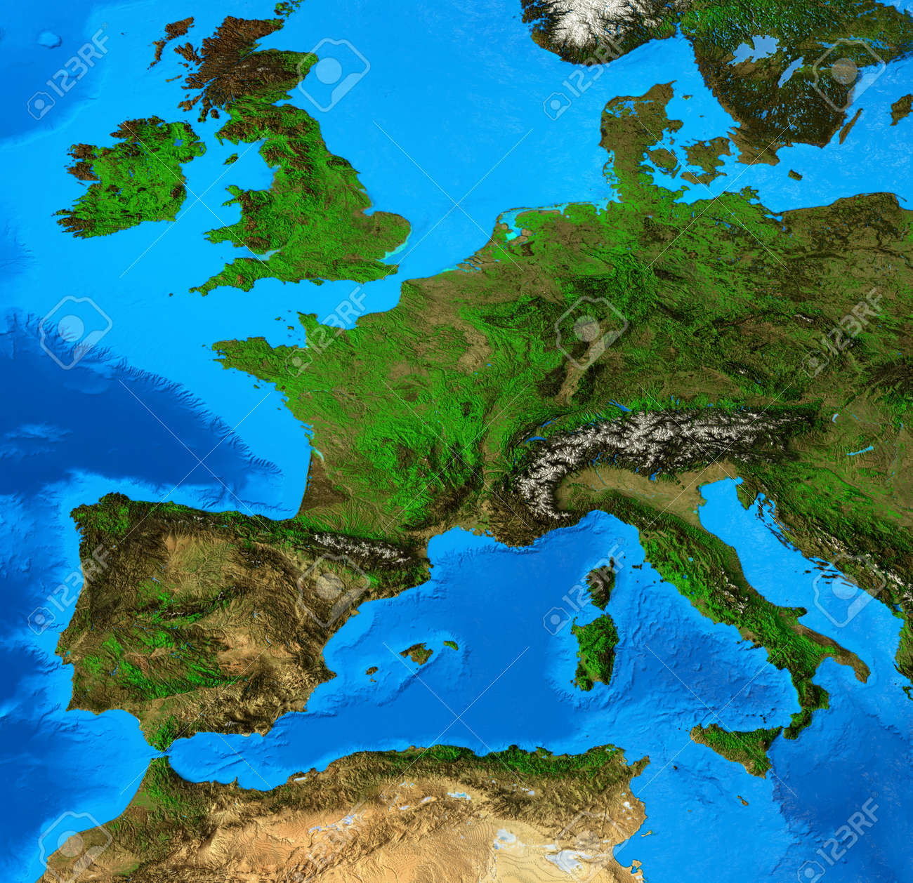 スイスの世界地図スイスの地図 西ヨーロッパのヨーロッパ