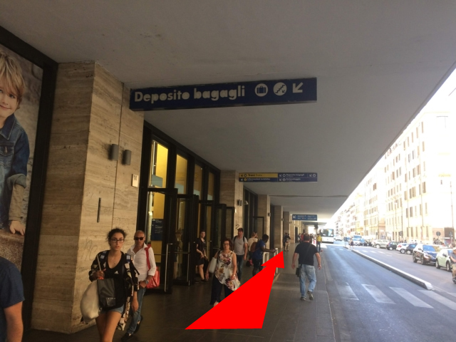 ローマ テルミニ駅TRENITALIAきっぷ売り場マイバスヨーロッパ MyBusEurope