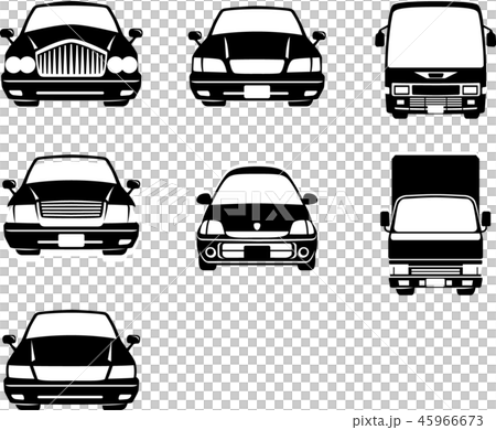 自動車 自動車 トラックフラットベクトルピクトグラムアイコンセット