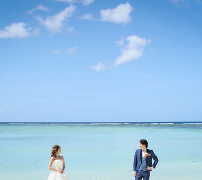 グアムでウェディングフォトを撮影してみませんか？Wedding eve