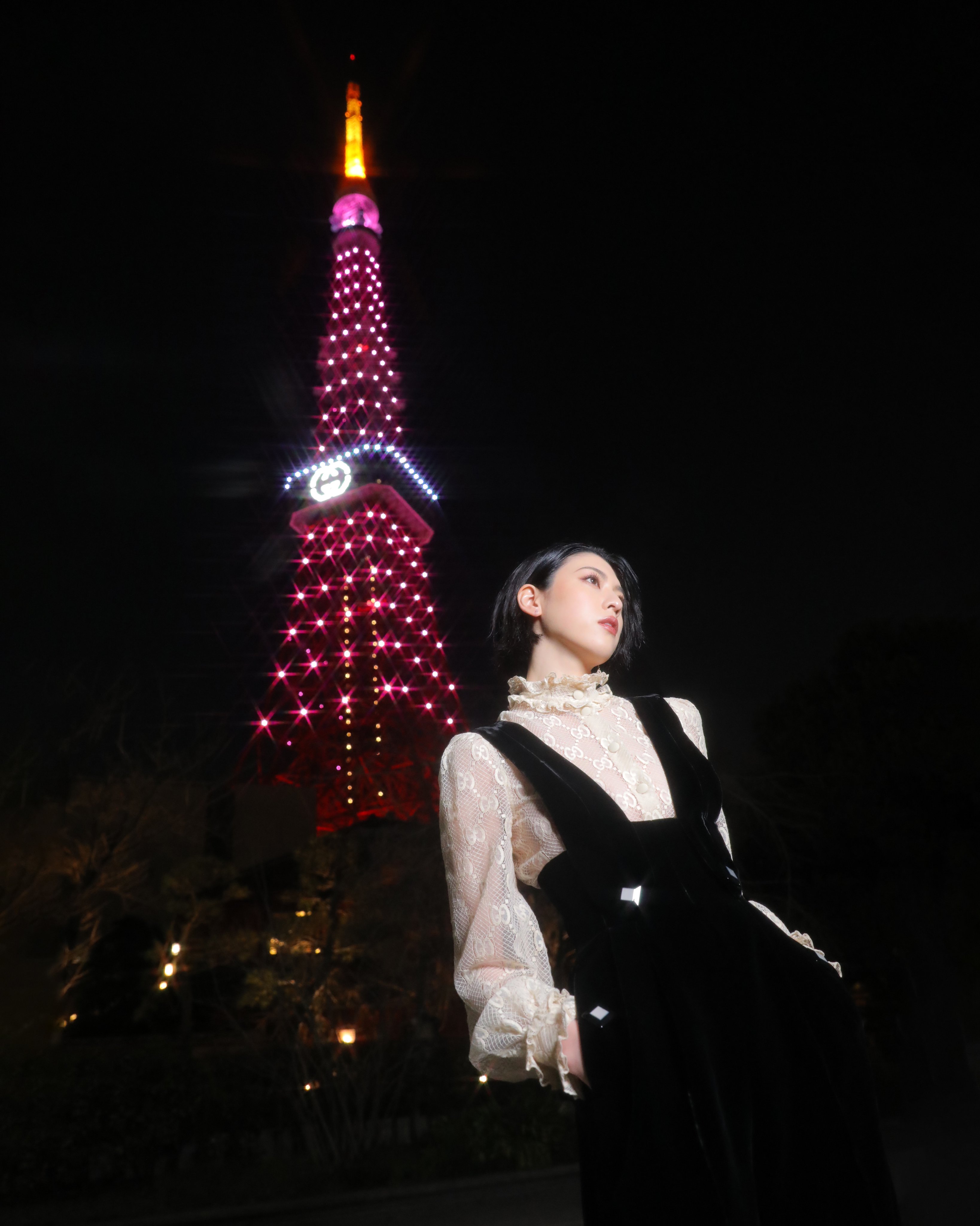 グッチが東京タワーをライトアップ “120位の日本”から ジェンダー平等への願いを込めて」のアルバム -