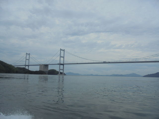 来島海峡大橋の塔頂体験シクロツーリズムしまなみ