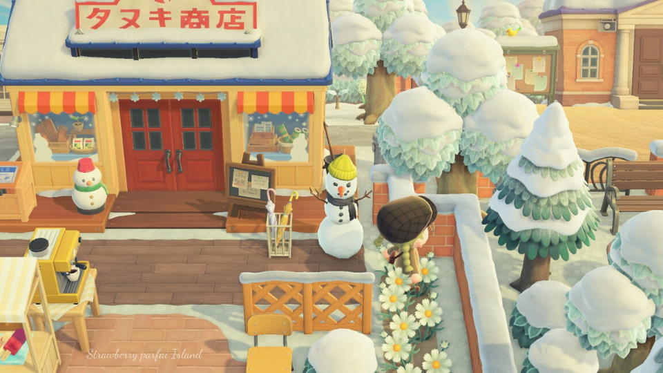 あつ森 エイブルシスターズ周りのレイアウト～田舎町の仕立て屋さん～ - マイミーボックス