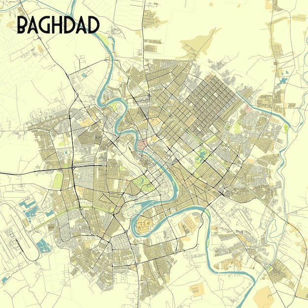 バグダッドの気温と降水量