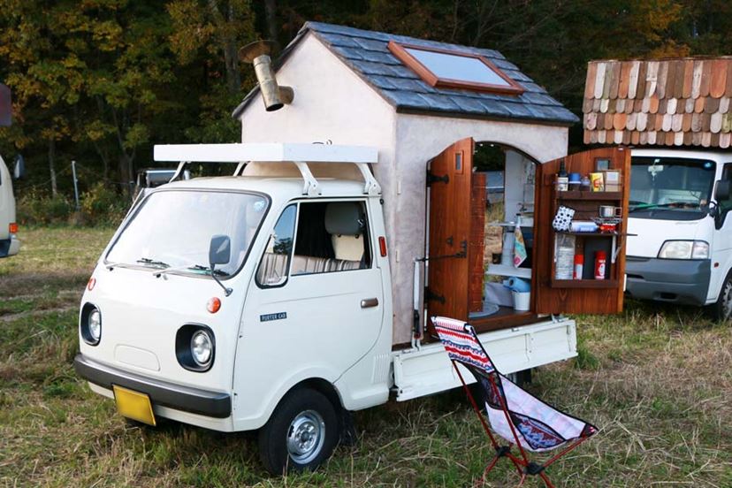 軽キャンピングカーDiy-Life - イレクターで、できるワクワクを