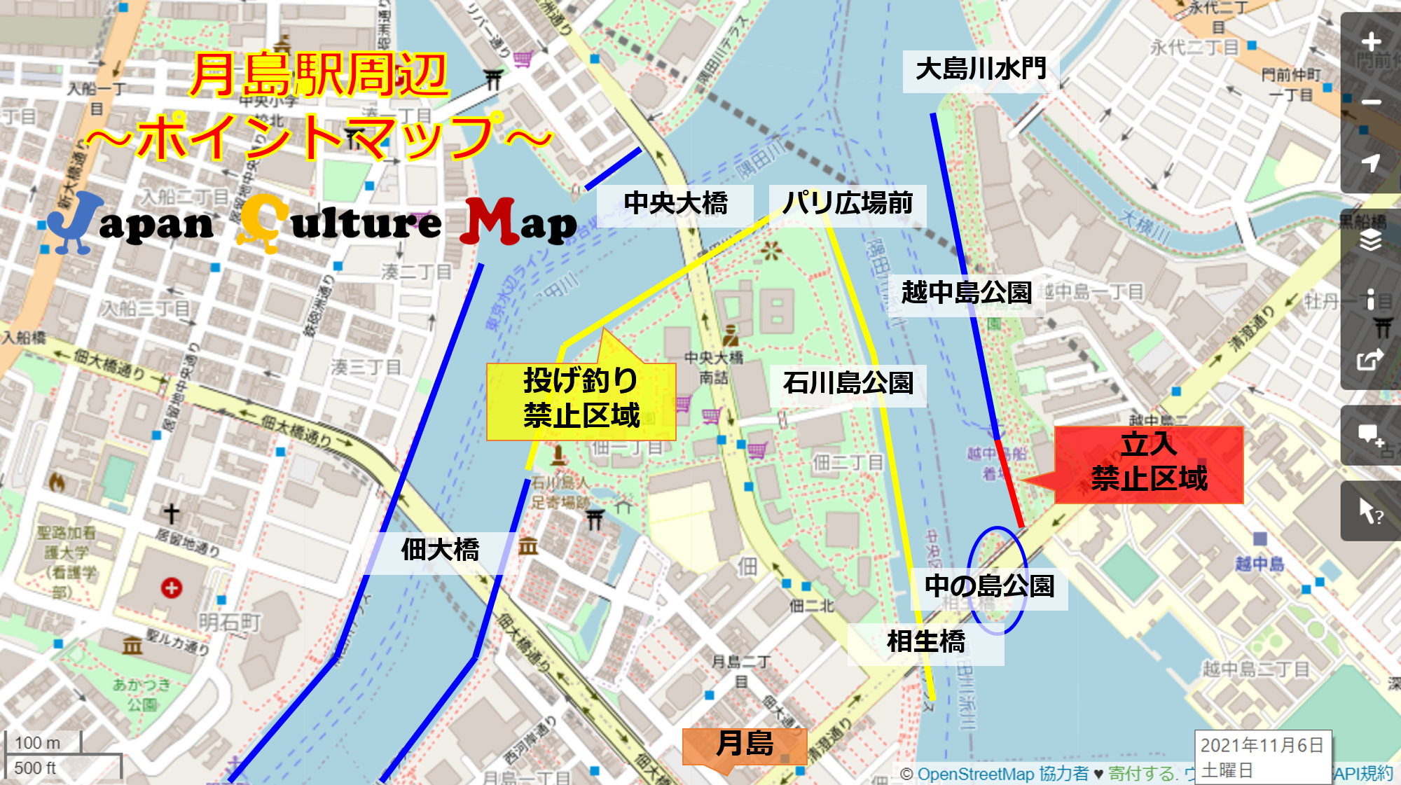佃テラスの夜景東京都中央区-こよなく夜景を愛する人へ