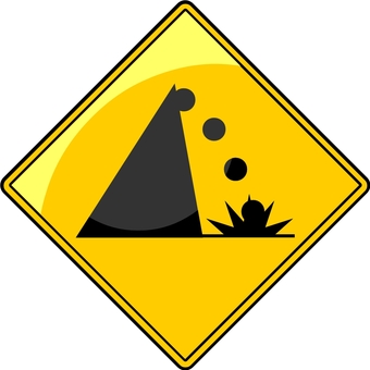 さまざまな表現がある「なだれ注意」警戒標識道路標識マニア