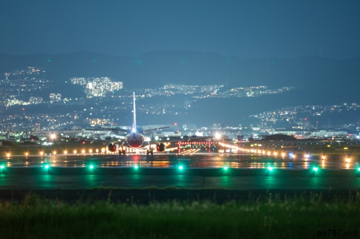 千里川土手から見る夜景GANREF