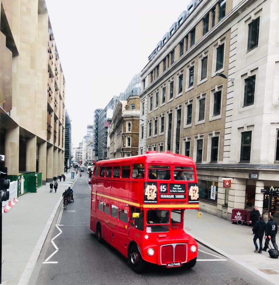 ロンドンバス ルートマスター ブリキオブジェ Sサイズ