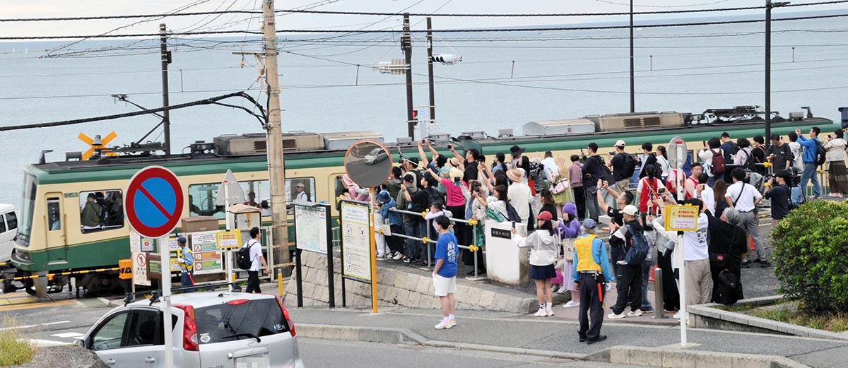 江ノ電 踏切 鎌倉高校前２号踏切