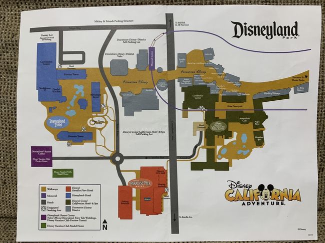 カリフォルニアディズニーの広さはどれくらい？他のパークと比較紹介