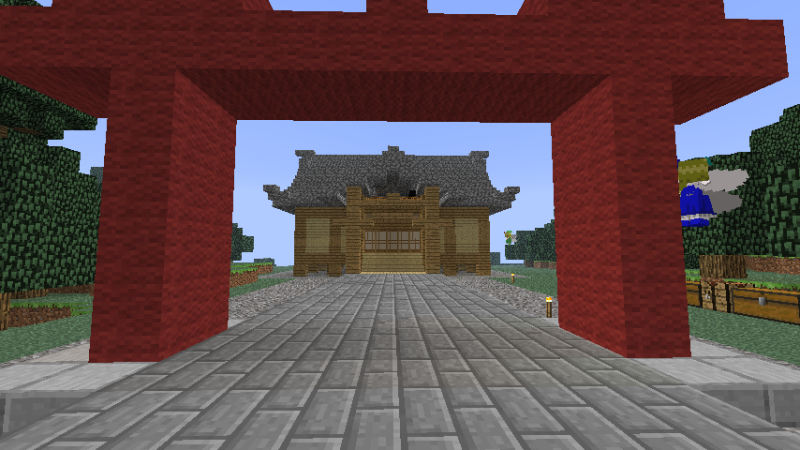 配布ワールド 和風建築 ひなた村 Java版 -