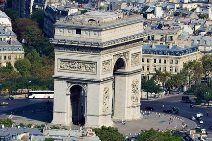 パリ観光 凱旋門満喫マニュアル！入場料や行き方も解説 地図付ぶらぶらパリBlog