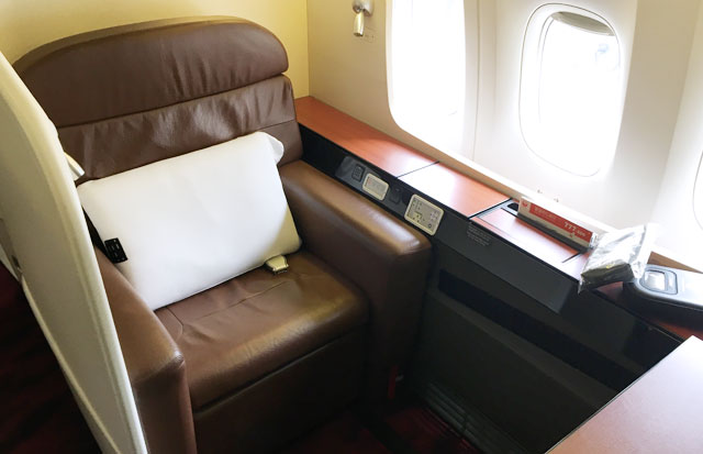 ファーストクラスカンタス航空