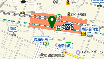 姫路駅・姫路城周辺マップ