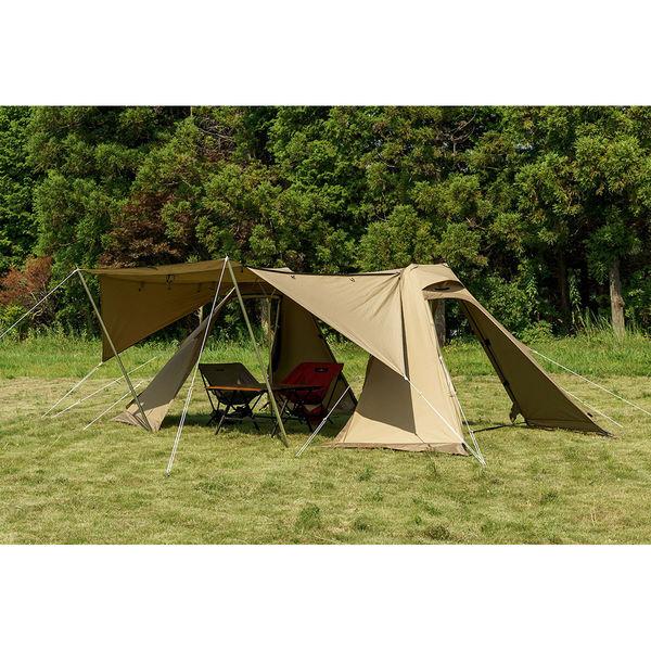 ロッジシェルターT Cでファミリーキャンプ。室内を快適に！代用インナーテント、リビングシート購入記録。まいにちBetter Life