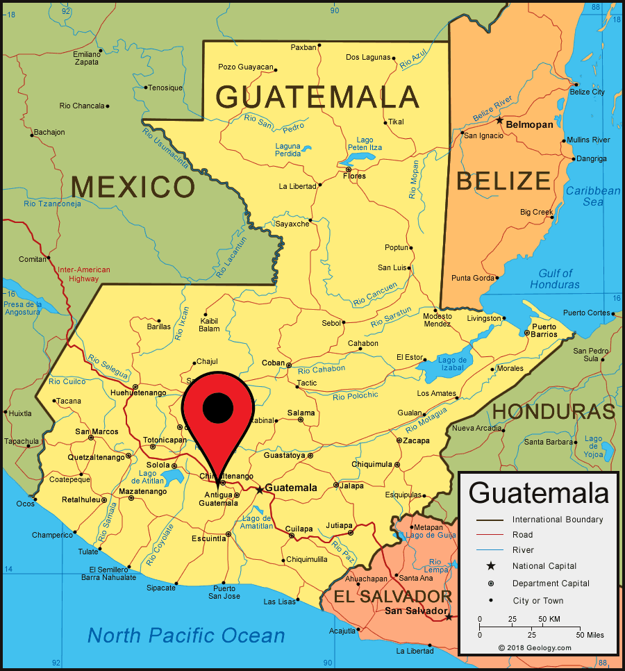 グアテマラ アティトラン湖畔の街 パナハッチェルの観光スポット世界散歩