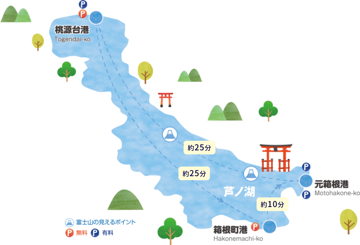 芦ノ湖に浮かぶ「箱根海賊船」、どうやって浮かべた!?ニッポン旅マガジン