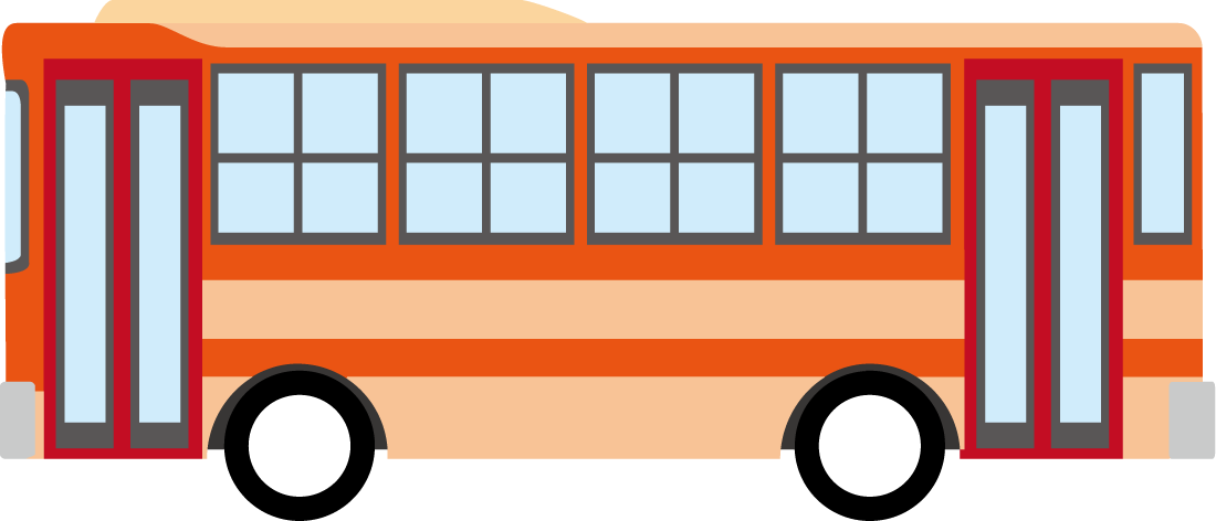 高速バスイラスト無料イラスト・フリー素材なら「イラストAC」