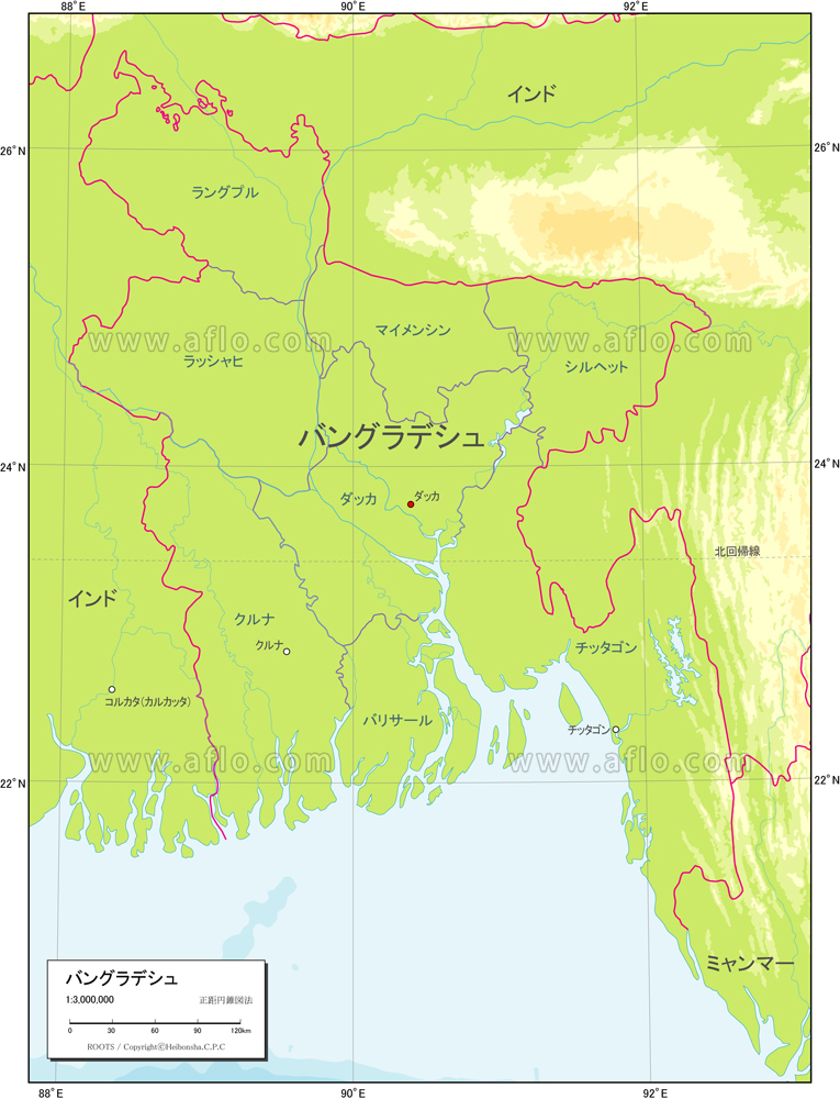 バングラデシュ地図バングラデシュの最新情報・ニュース：BDD News