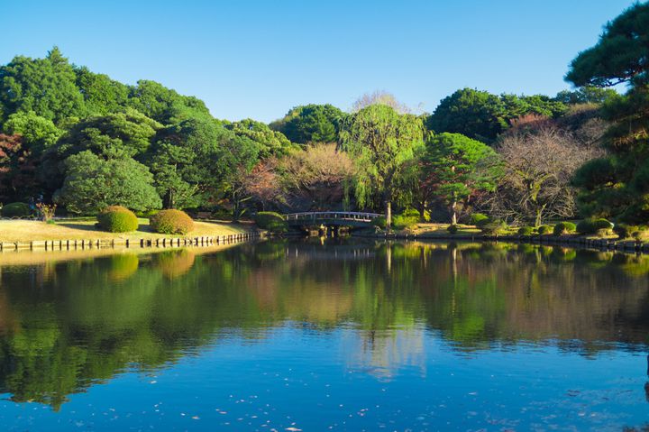 新宿御苑「言の葉の庭」のロケ地巡り。余談も交えて綴っています。建築空間物語