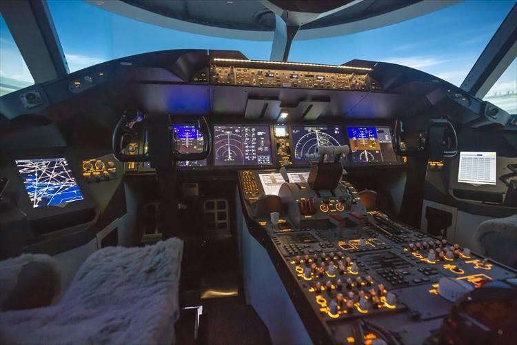 飛行機のコックピット。基本のディスプレイは3種類です！不器用に生きよう